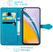 iMoshion Hoesje Geschikt voor OnePlus Nord 2 Hoesje Met Pasjeshouder - iMoshion Mandala Bookcase - Turquoise