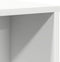 vidaXL - Boekenkast - 60x24x85 - cm - bewerkt - hout - wit