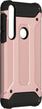 iMoshion Hoesje Geschikt voor Motorola One Macro Hoesje - iMoshion Rugged Xtreme Backcover - Rosé