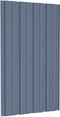vidaXL - Dakpanelen - 12 - st - 80x45 - cm - gegalvaniseerd - staal - grijs