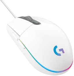 Logitech G203 - Bedrade Gaming Muis - 8000dpi - Lightsync Wit