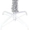 vidaXL - Kunstkerstboom - met - verlichting - en - kerstballen - 240 - cm - PET - zilver
