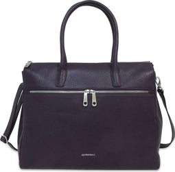 Gigi Fratelli Dames Leren Schoudertas iPad Romance Business ROM8005 Dark Violet