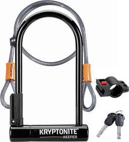 Kryptonite Keeper Standard - Beugelslot ART-2 met Kabel 120 cm - Zwart