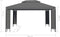 vidaXL - Prieel - met - LED-lichtslinger - 3x4 - m - antracietkleurig