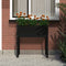 vidaXL - Plantenbak - 78x40x81 - cm - massief - grenenhout - zwart