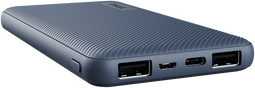 Trust Primo Eco - Powerbank 10.000 mAh - Gemaakt van gerecycled materiaal - Blauw