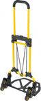 Stanley Opvouwbare Steekwagen SXWTD-FT584 - Max. 60KG - Lichtgewicht Aluminium - Incl. Elastiek - 45 x 39 x 104 CM - Zwart/Geel