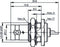 Telegärtner 100023407 100023407 BNC-connector Bus, inbouw verticaal 50 Ω 1 stuk(s)