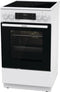 Gorenje GEC5C43WGAMZ - Keramisch fornuis - 70L oven - Pizzafunctie - Wit