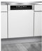 Bauknecht BKSV1PAN - Half geintegreerde vaatwasser - 14 couverts 41 dB AquaStop