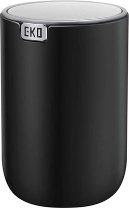 EKO Fandy 2 - Tafelafvalbak 1,5 liter - Mat RVS swingdeksel - zwart