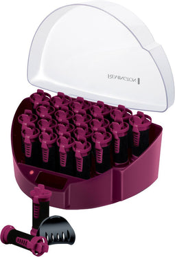 Remington KF40E - Krulset - 20 rollers in 3 maten - Paars / zwart