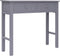 vidaXL - Wandtafel - 90x30x77 - cm - hout - grijs