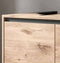 Furnilux Balton - Lowboard - Tijdloos design - Eiken licht basaltgrijs - 40x184x64cm