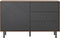 PALMER - Sideboard - Grijs - MDF