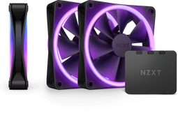 NZXT F120 RGB Duo - Ventilator - 120mm - Zwart (3-pack)