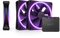 NZXT F120 RGB Duo - Ventilator - 120mm - Zwart (3-pack)