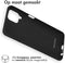 iMoshion Hoesje Geschikt voor Samsung Galaxy A12 Hoesje Siliconen - iMoshion Color Backcover - Zwart