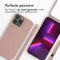 iMoshion Hoesje Geschikt voor iPhone 13 Pro Max Hoesje Met Koord - iMoshion Siliconen hoesje met koord - roze