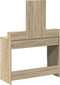 vidaXL - Kaptafel - met - Lades - in - Sonoma - Eiken - - - 100x41x140 - cm