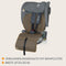Nelly i-Size ISOFIX - Inklapbare Peuter Autostoel - 4 Ligstanden - Grote Side Protection - 5-punts gordels - TopTether Alarm - Bekerhouder