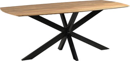 Old Inn - Eetkamertafel Mango Deens ovaal 240x100cm met Spinpoot