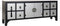TV-tafel met Laden DKD Home Decor Spar Zilverkleurig Zwart Hout MDF 130 x 24 x 51 cm
