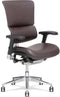 X-Chair bureaustoel X4 premium leer Rood met hoofdsteun