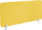 Beliani WALLY - Bureauscherm - Geel - Kunststof