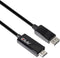 Club3D CAC-1082 - DisplayPort naar HDMI Adapterkabel - 4K60Hz HDR - Zilver