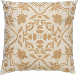 Dutch Decor MENA - Kussenhoes katoen - 45x45 cm - Tobacco brown - bruin - met rits
