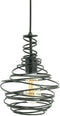 By-Boo Hanglamp Coil - Zwart