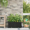 vidaXL - Tuinbakken - met - waterirrigatiesysteem - - - 2 - stuks - - - Zwart