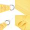 vidaXL - Zonnescherm - HDPE - driehoekig - 5x5x5 - m - beige