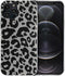 imoshion Hoesje Geschikt voor iPhone 12 Pro / 12 Hoesje Siliconen - imoshion Design hoesje - Meerkleurig / Leopard Transparent