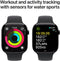 Apple Watch Series 10 - Smartwatch - 46mm GPS Aluminium - Zwart