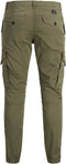 JACK & JONES JPSTPAUL JJFLAKE 542 - Cargo broek - Slim fit - Olijf groen