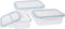 Home Set Lunchboxen Glas Polypropyleen 3 Onderdelen