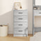 vidaXL - Dressoir - Grijs - Sonoma - 40x41x75 - cm - Engineered - Hout