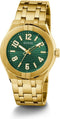 Guess GW0661G2 - Polshorloge - Kwarts - Groen - Goud