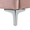Bed Vierkant - Velvet Roze- 215x136x131cm - Richmond