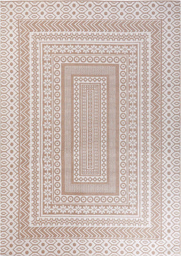 BAGLAR - Jute vloerkleed - Beige/Wit - 160 x 230 cm - Jute