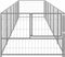 vidaXL - Hondenkennel - 6 - m² - staal - zilverkleurig