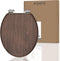 SCHÜTTE Toiletbril soft-close DARK WOOD MDF