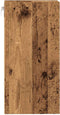 vidaXL - Hangkast - 30x29,5x60 - cm - bewerkt - hout - oud - houtkleurig