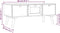 vidaXL - Salontafel - met - lades - 80x40x35,5 - cm - bewerkt - hout