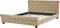 AVALLON - Tweepersoonsbed - Beige - 180 x 200 cm - Fluweel