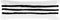Blanc | Kussensloop Stripes