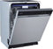 Koenic KDW 6041-1 C - Onderbouw Vaatwasser 60cm - Ecoprogramma - Zilver